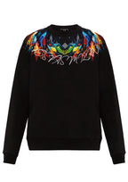 FesFas Feathers-print Sweatshirt Set | Black | Men