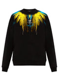 FesFas Feathers-print Sweatshirt | Black | Men