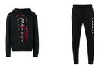 FesFas Combatant-print Hoodie Set | Black | Men