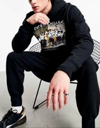 FesFas Famous painter-print Hoodie Set | Black | Men