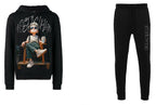 FesFas Boy-print Hoodie Set | Black | Men