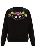 FesFas Flower-print Sweatshirt | Black | Men