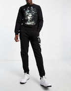 FesFas Medusa-print Sweatshirt Set | Black | Men