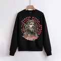 FesFas God-print Sweatshirt | Black | Men