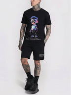 FesFas hiphop boy-print | Bộ T-Shirt | Nam | Màu Đen