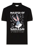 FesFas Rabbit-print | Áo Polo | Nam | Màu Đen