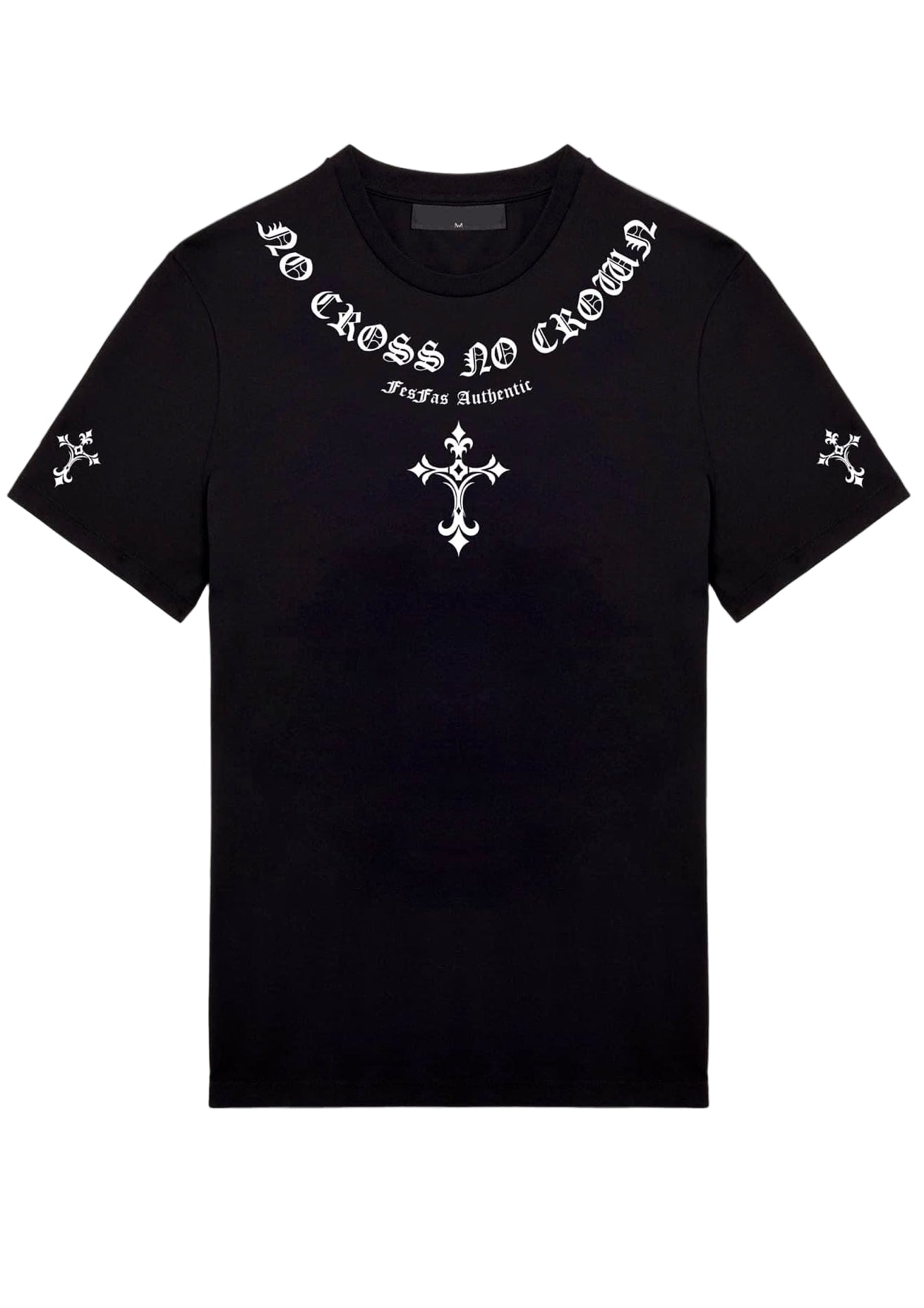 FesFas cross-print | Áo Thun | Nam | Màu Đen