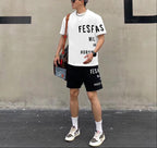FesFas graphic-print T-shirt | White | Men