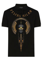 FesFas Pharaoh-print | Áo Polo | Nam | Màu Đen