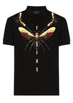 FesFas Fly-print | Áo Polo | Nam | Màu Đen