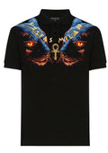 FesFas Panther-print | Áo Polo | Nam | Màu Đen