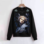 FesFas Angel-print Sweatshirt Set | Black | Men