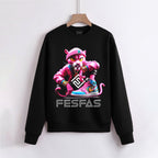 FesFas pink panther-print Sweatshirt | Black | Men