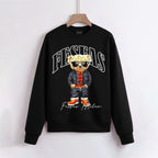 FesFas Bear-print Sweatshirt Set | Black | Men
