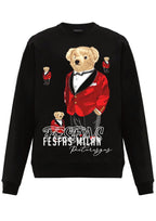 FesFas Bear-print Sweatshirt Set | Black | Men