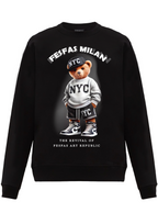 FesFas Bear-print Sweatshirt Set | Black | Men