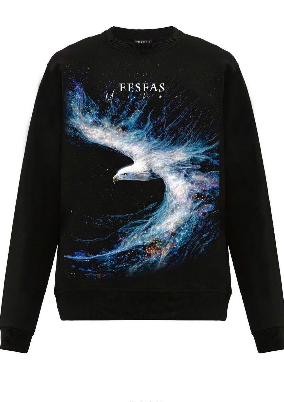 FesFas Eagle-print Sweatshirt | Black | Men