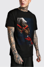 FesFas horse-print | Áo Thun | Nam | Màu Đen