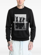 FesFas Great Dane-print Sweatshirt | Black | Men