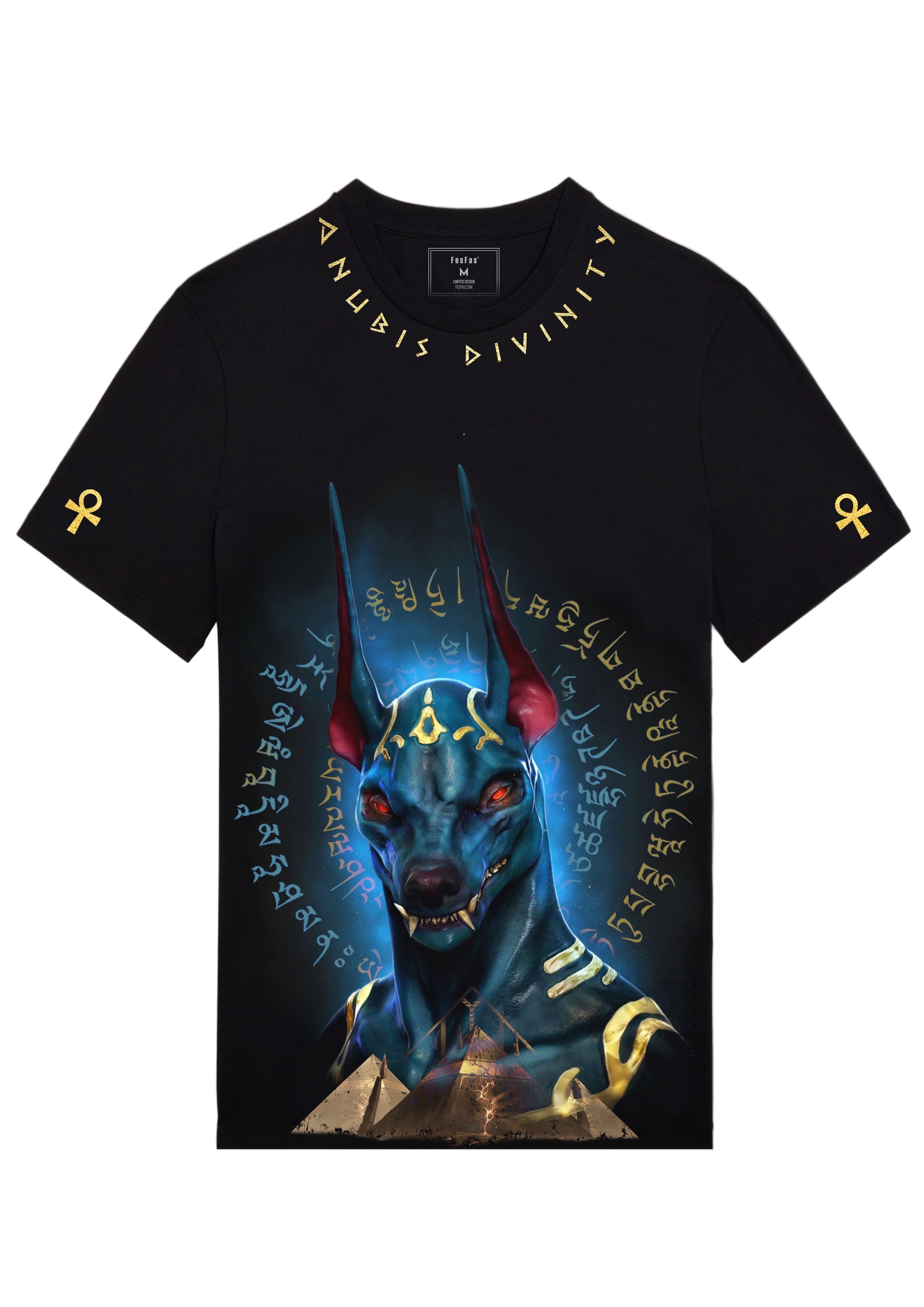 FesFas anubis-print | Áo Thun | Nam | Màu Đen