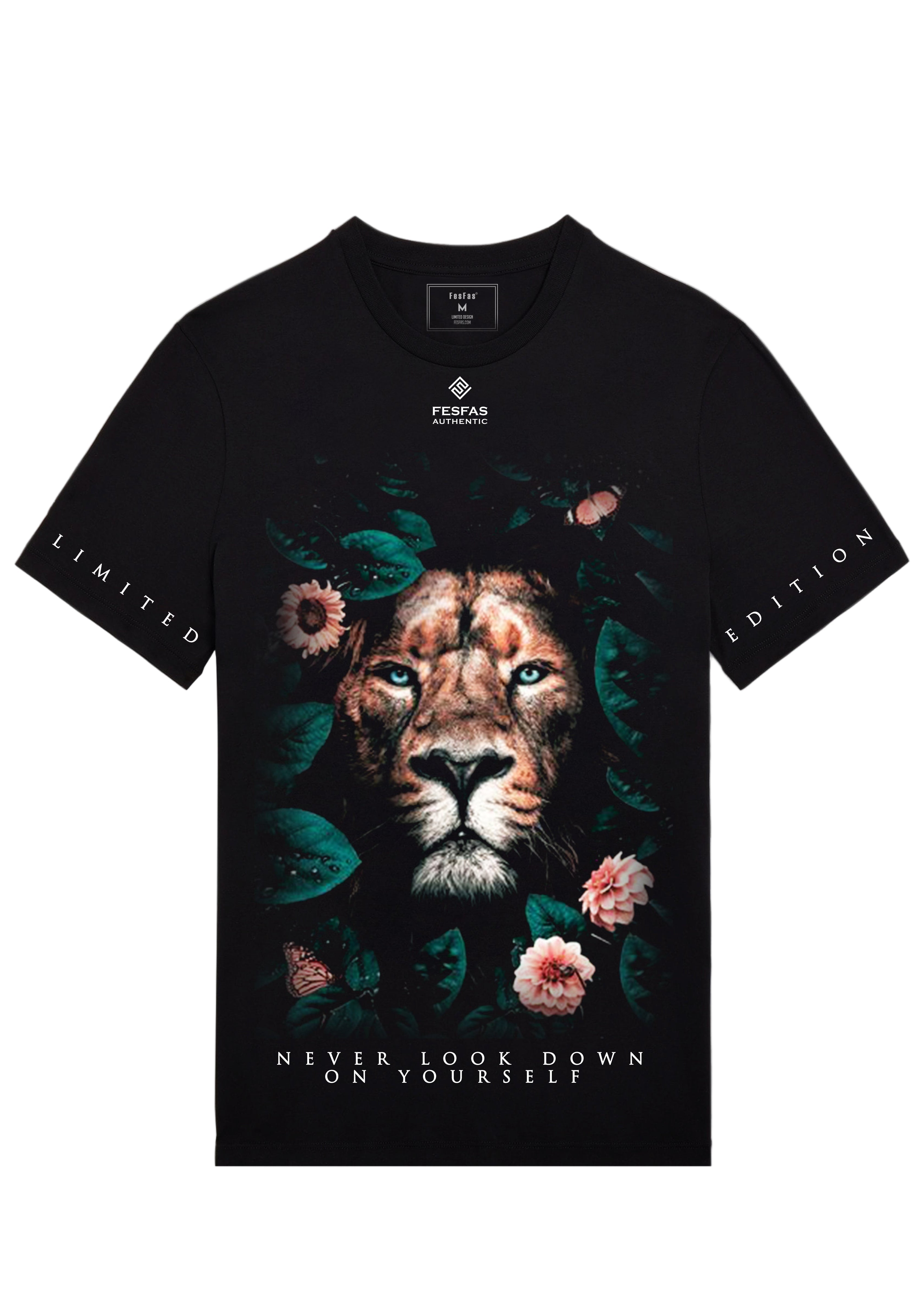 FesFas lion-print | Áo Thun | Nam | Màu Đen