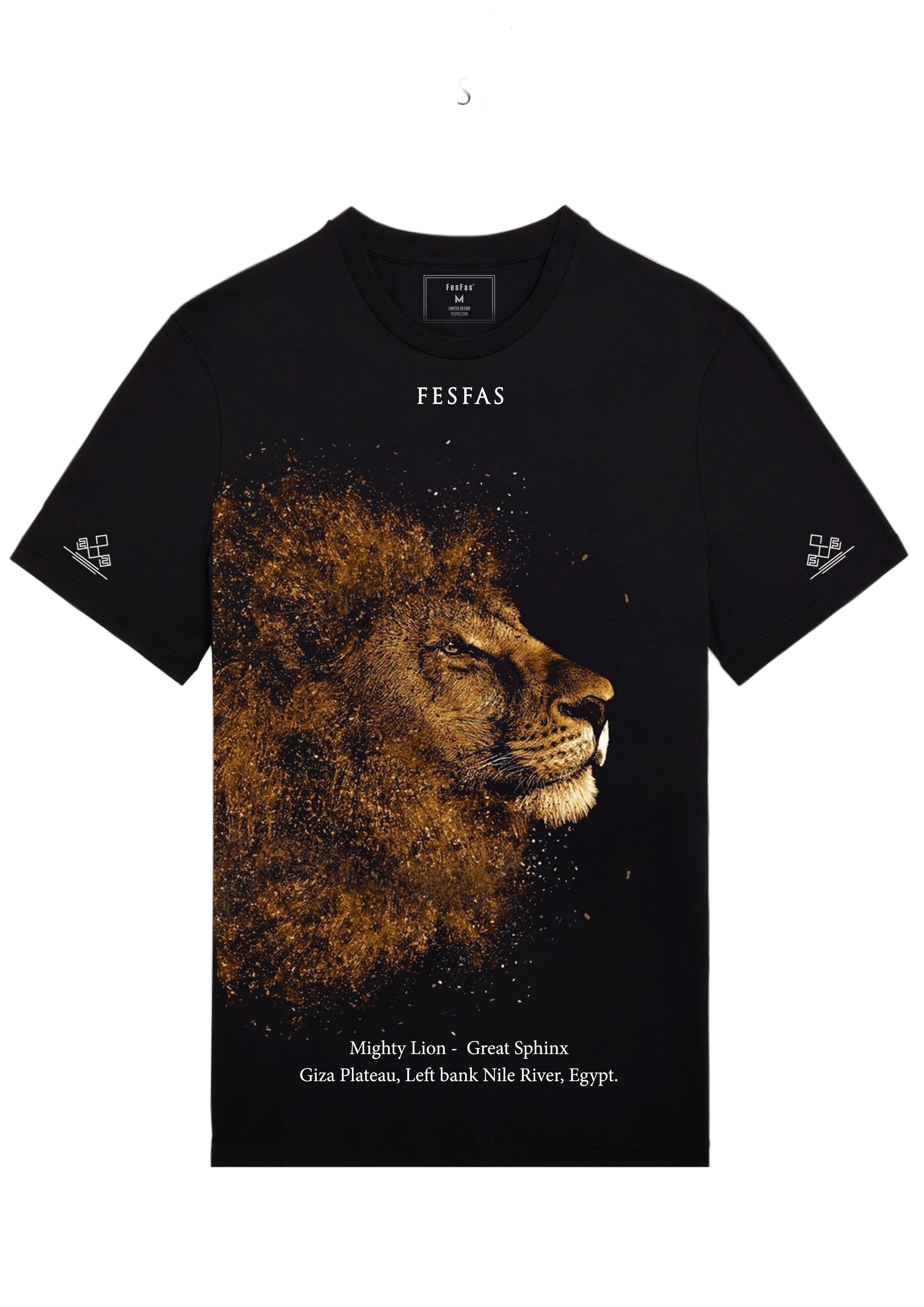 FesFas lion-print | Áo Thun | Nam | Màu Đen