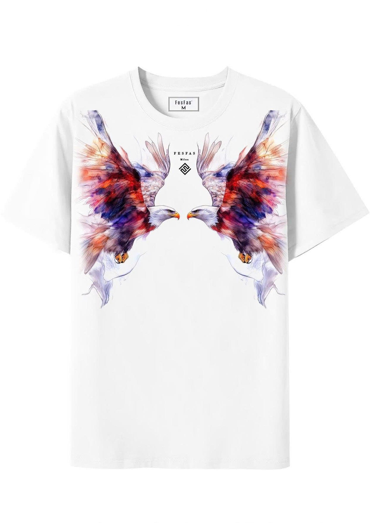 FesFas eagle-print T-shirt | White | Men