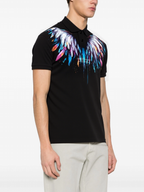 FesFas Eagle-print | Áo Polo | Nam | Màu Đen