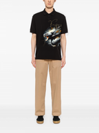 FesFas King Cobra-print | Áo Polo | Nam | Màu Đen