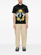 FesFas God-print | Áo Polo | Nam | Màu Đen