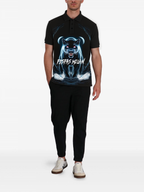 FesFas Panther-print | Áo Polo | Nam | Màu Đen