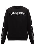 FesFas Graphic-print Sweatshirt | Black | Men