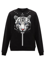 FesFas Tiger-print Sweatshirt | Black | Men