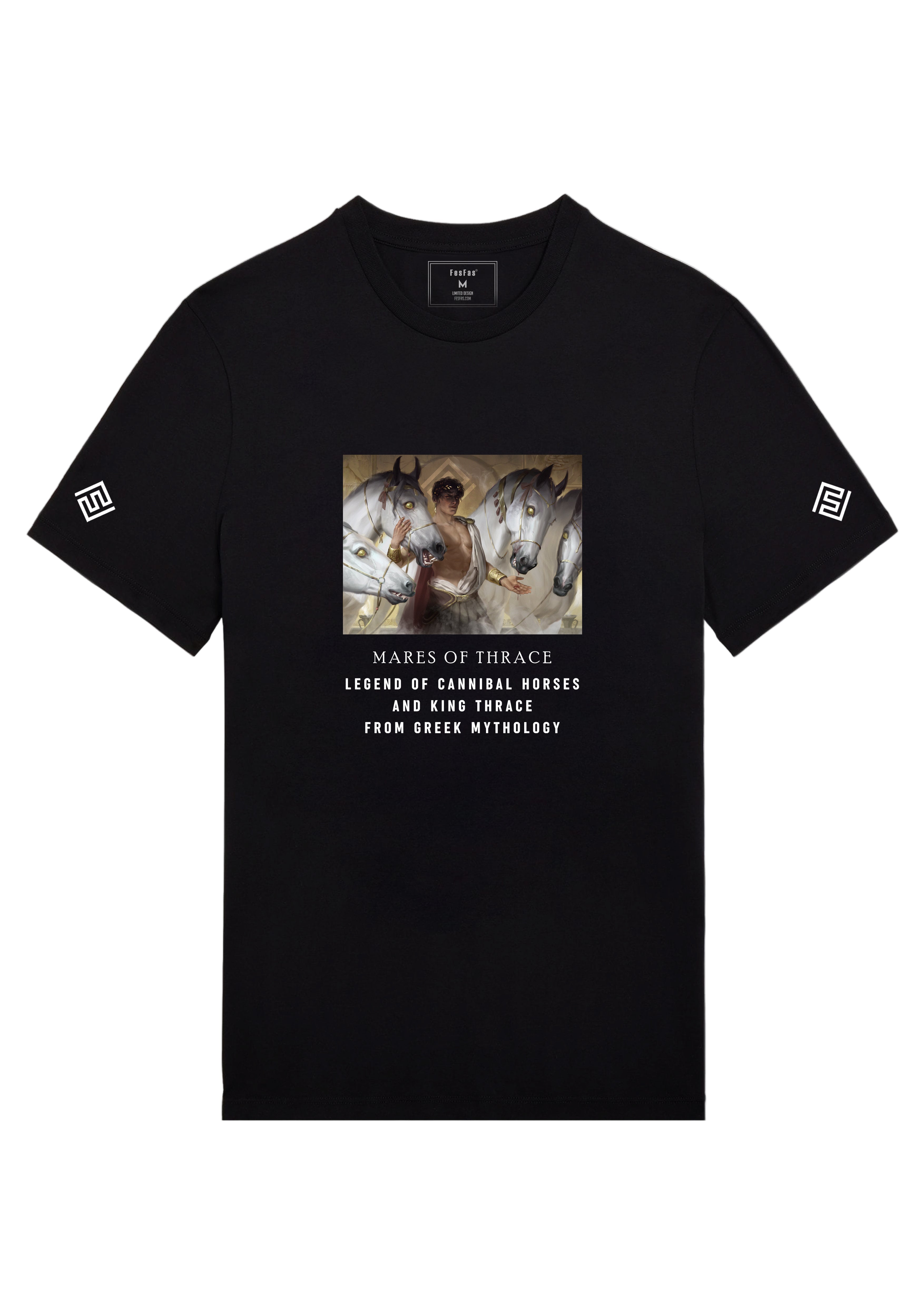 FesFas mares-print | Áo Thun | Nam | Màu Đen