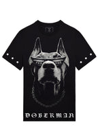 FesFas doberman-print | Áo Thun | Nam | Màu Đen