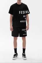 FesFas graphic-print | Áo Thun | Nam | Màu Đen