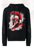 FesFas Warrior-print Hoodie | Black | Men