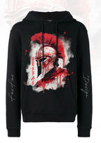 FesFas Warrior-print Hoodie | Black | Men
