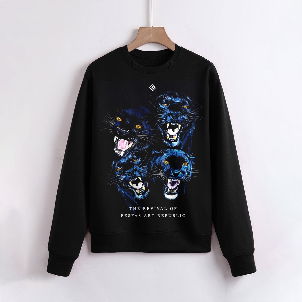 FesFas Panthers-print Sweatshirt | Black | Men