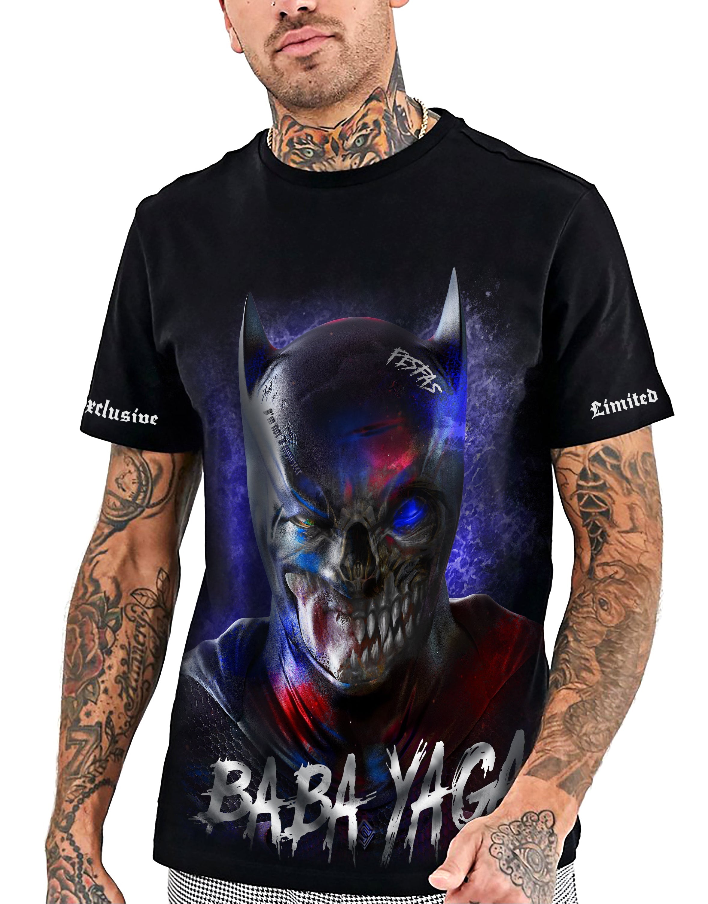 FesFas batman-print | Áo Thun | Nam | Màu Đen