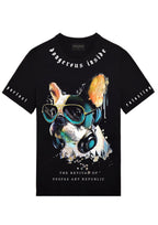FesFas Bulldog-print | Áo Thun | Nam | Màu Đen