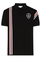 FesFas Striped-print | Áo Polo | Nam | Màu Đen