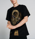 FesFas Anubis-print | Áo Thun | Nam | Màu Đen