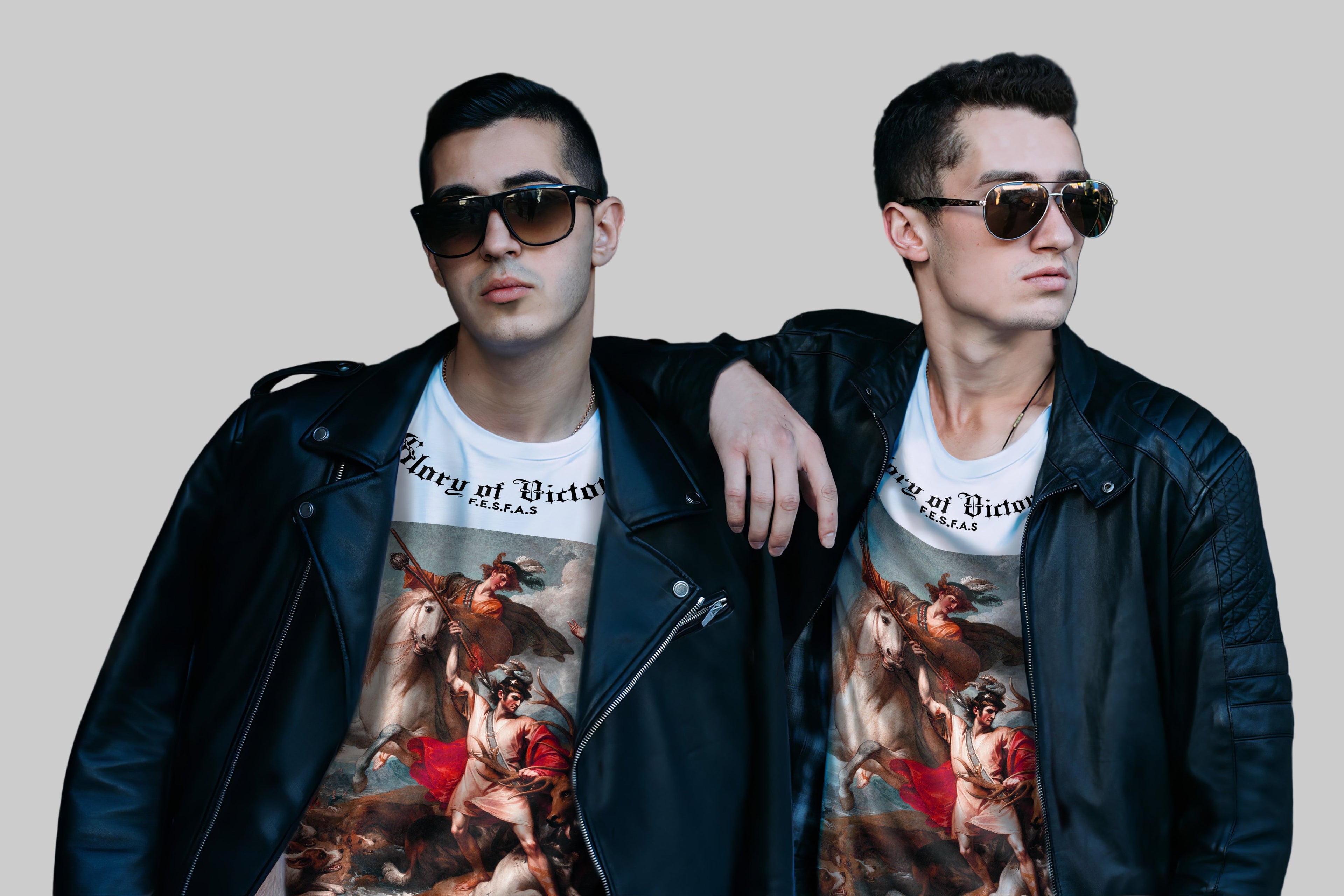 FesFas hunters-print T-shirt | White | Men