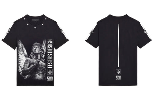 FesFas angel-print | Áo Thun | Nam | Màu Đen