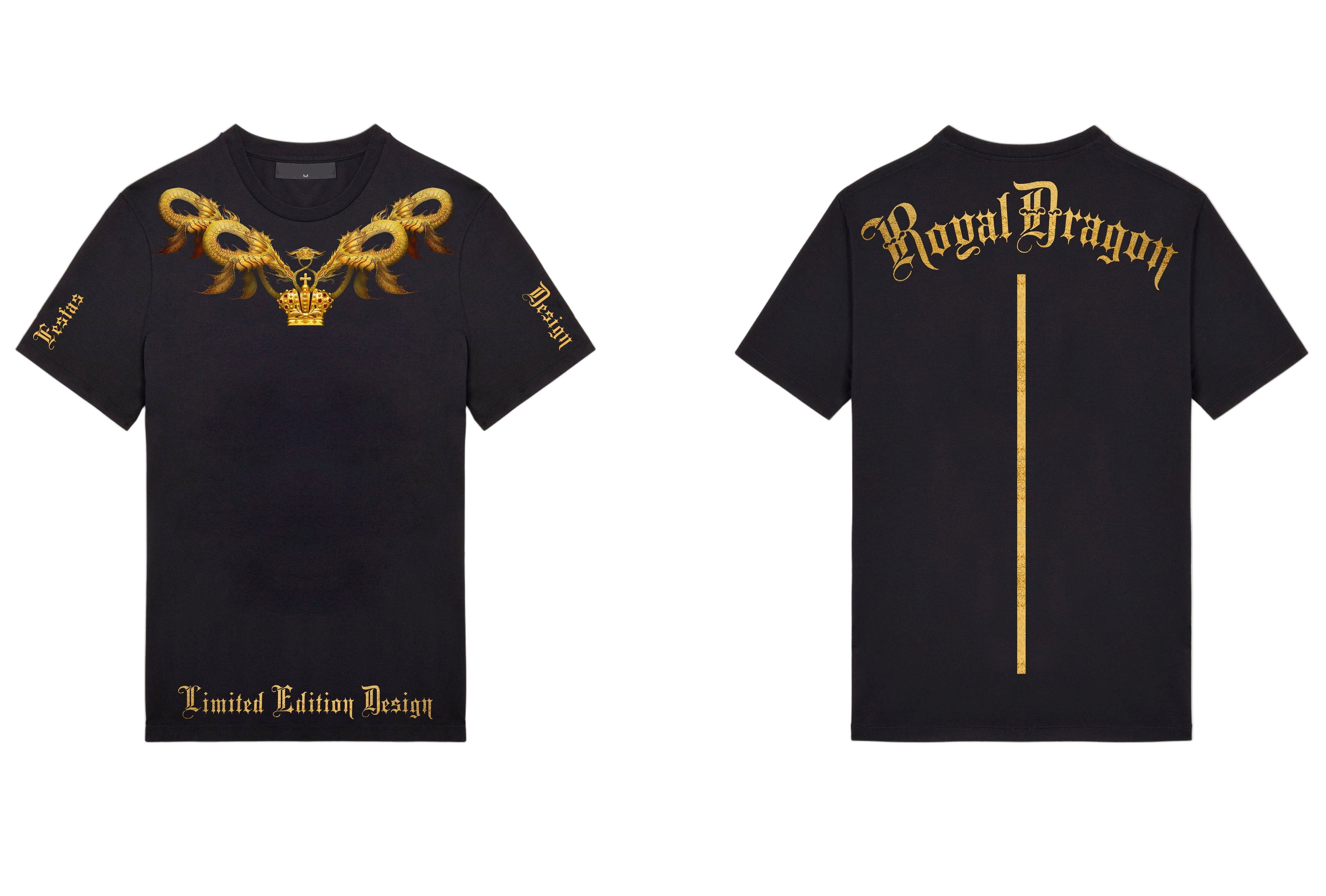 FesFas dragon-print | Áo Thun | Nam | Màu Đen
