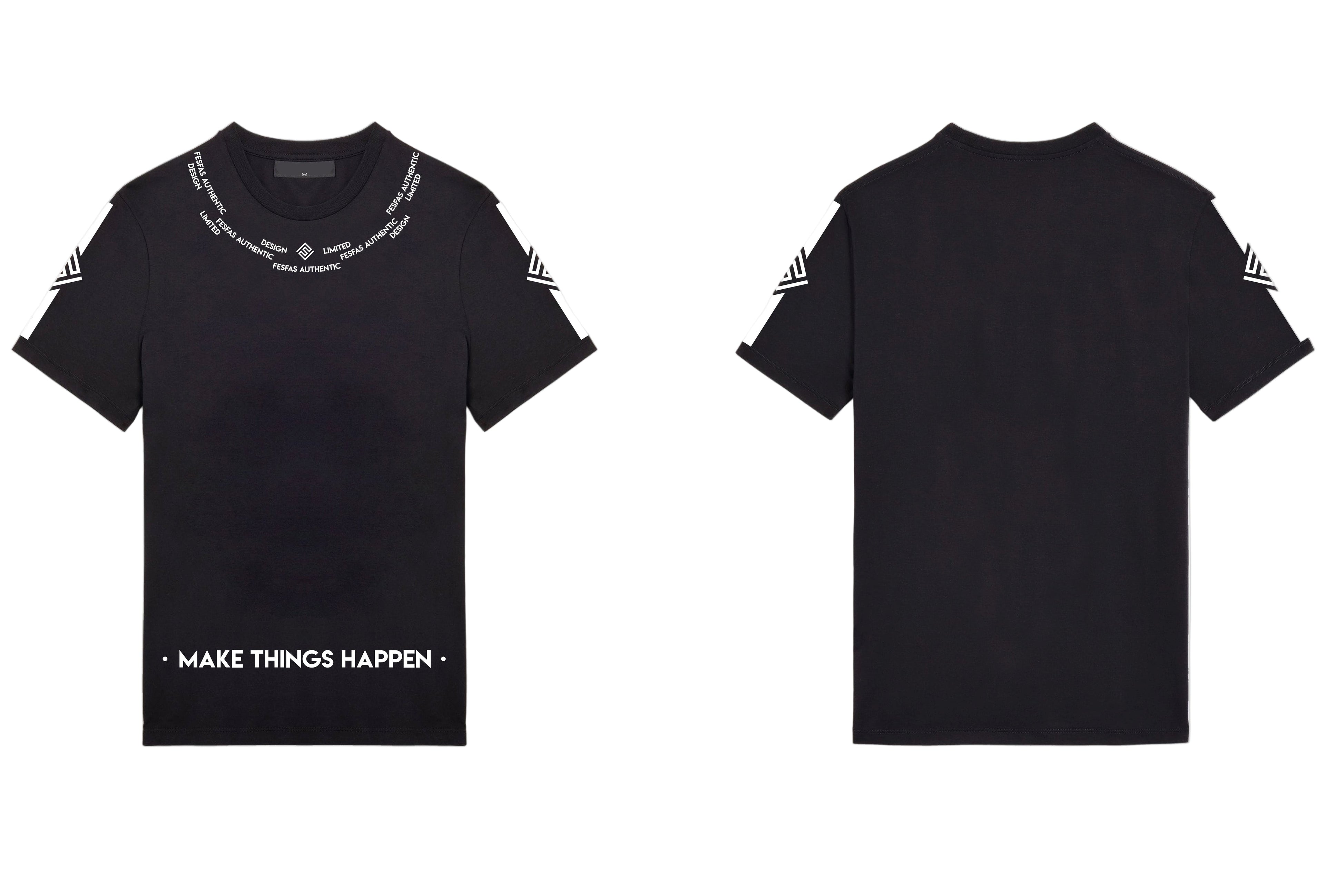 FesFas graphic-print | Áo Thun | Nam | Màu Đen