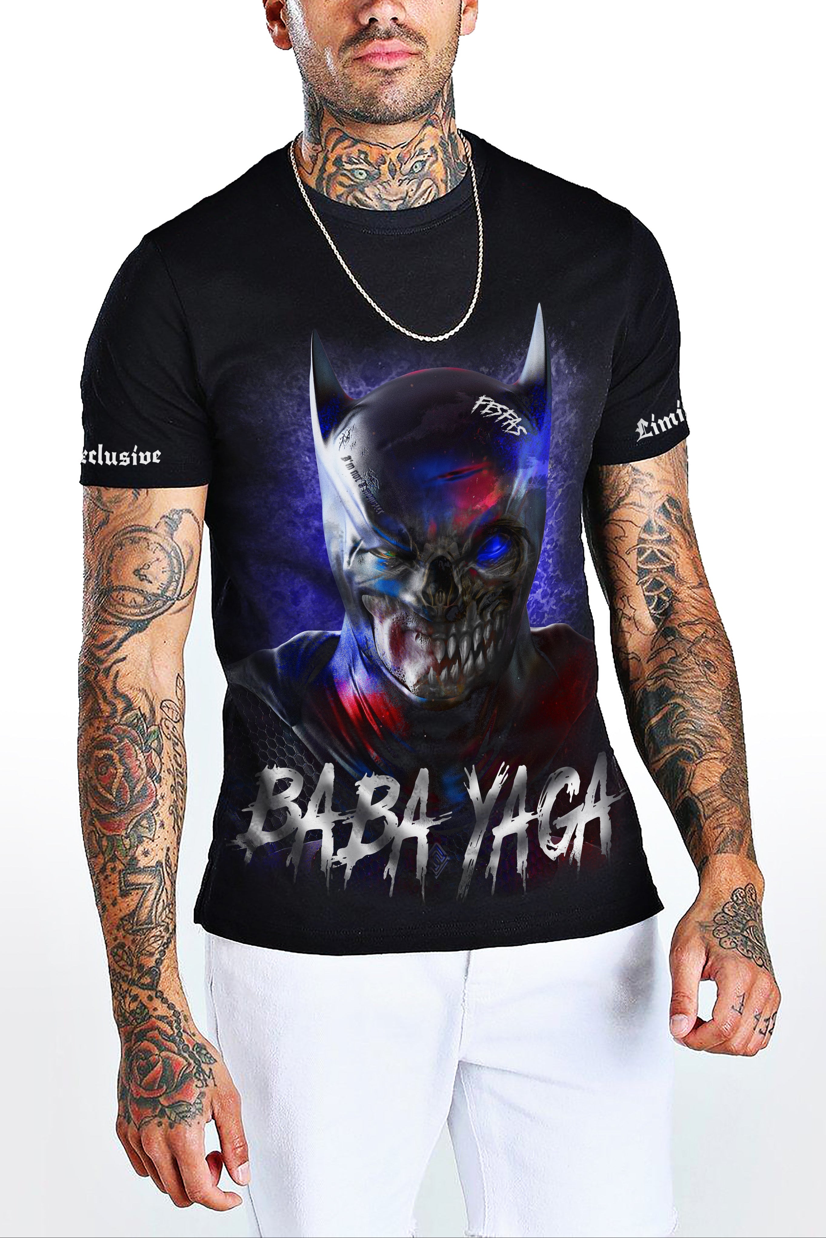 FesFas batman-print | Áo Thun | Nam | Màu Đen