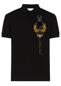 FesFas Anubis-print | Áo Polo | Nam | Màu Đen