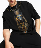 FesFas Anubis-print | Áo Thun | Nam | Màu Đen
